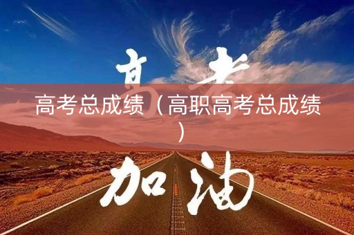 高考总成绩（高职高考总成绩）