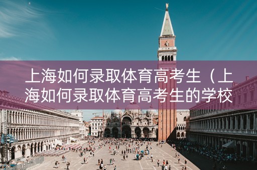 上海如何录取体育高考生（上海如何录取体育高考生的学校）