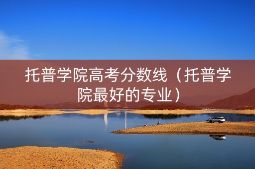 托普学院高考分数线（托普学院最好的专业）