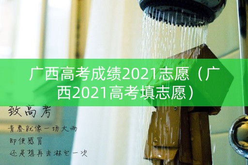 广西高考成绩2021志愿（广西2021高考填志愿）