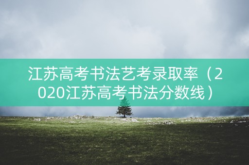 江苏高考书法艺考录取率（2020江苏高考书法分数线）
