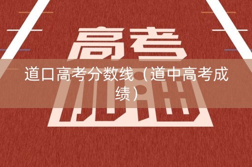 道口高考分数线（道中高考成绩）