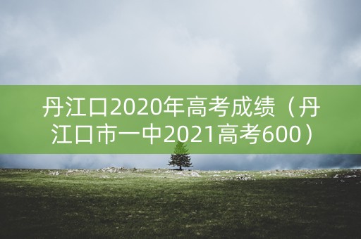 丹江口2020年高考成绩（丹江口市一中2021高考600）