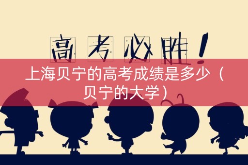 上海贝宁的高考成绩是多少（贝宁的大学）