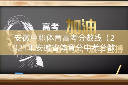 安徽中职体育高考分数线（2021年安徽省体育分中考分数线）