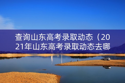 查询山东高考录取动态（2021年山东高考录取动态去哪里查询?）