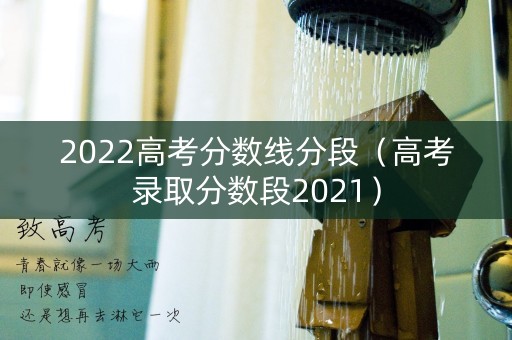 2022高考分数线分段（高考录取分数段2021）