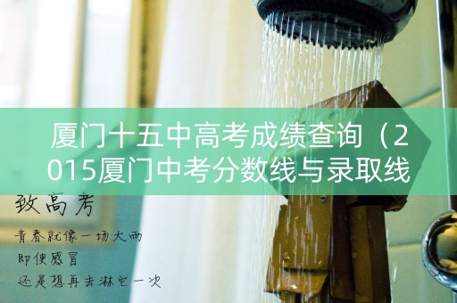 厦门十五中高考成绩查询（2015厦门中考分数线与录取线）