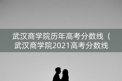 武汉商学院历年高考分数线（武汉商学院2021高考分数线）