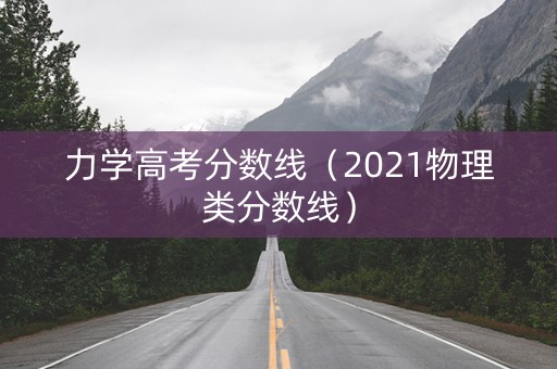 力学高考分数线（2021物理类分数线）
