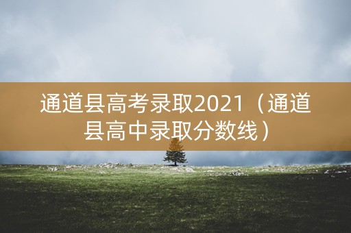 通道县高考录取2021（通道县高中录取分数线）