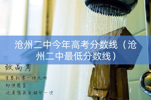 沧州二中今年高考分数线（沧州二中最低分数线）