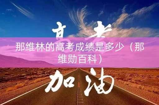 那维林的高考成绩是多少（那维勋百科）