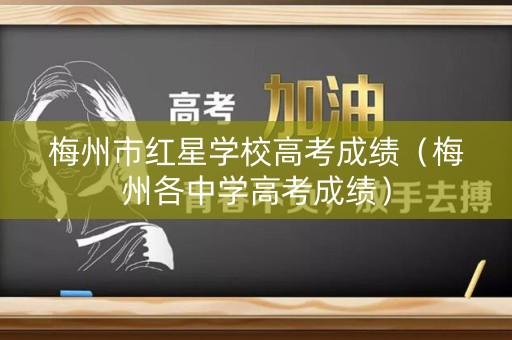 梅州市红星学校高考成绩（梅州各中学高考成绩）