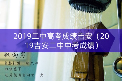 2019二中高考成绩吉安（2019吉安二中中考成绩）