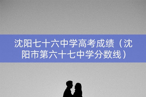 沈阳七十六中学高考成绩（沈阳市第六十七中学分数线）