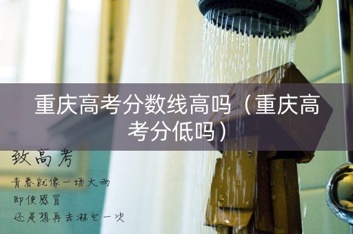 重庆高考分数线高吗（重庆高考分低吗）