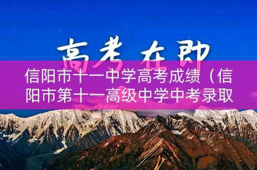信阳市十一中学高考成绩（信阳市第十一高级中学中考录取分数线）