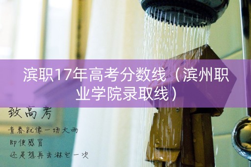 滨职17年高考分数线（滨州职业学院录取线）