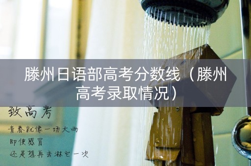 滕州日语部高考分数线（滕州高考录取情况）