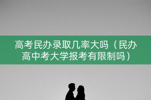 高考民办录取几率大吗（民办高中考大学报考有限制吗）