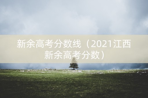 新余高考分数线（2021江西新余高考分数）