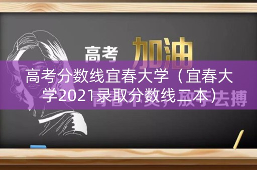 高考分数线宜春大学（宜春大学2021录取分数线二本）