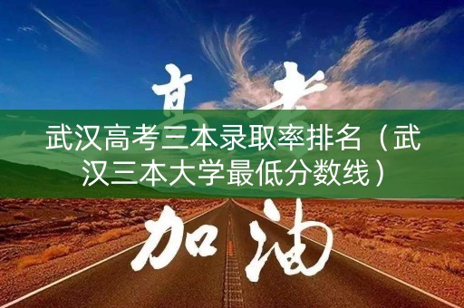 武汉高考三本录取率排名（武汉三本大学最低分数线）