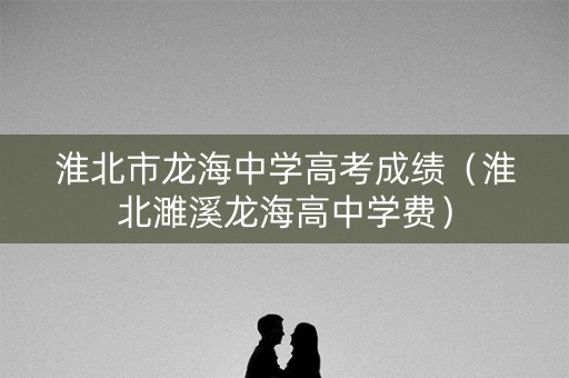 淮北市龙海中学高考成绩（淮北濉溪龙海高中学费）