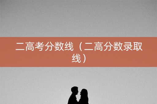 二高考分数线（二高分数录取线）