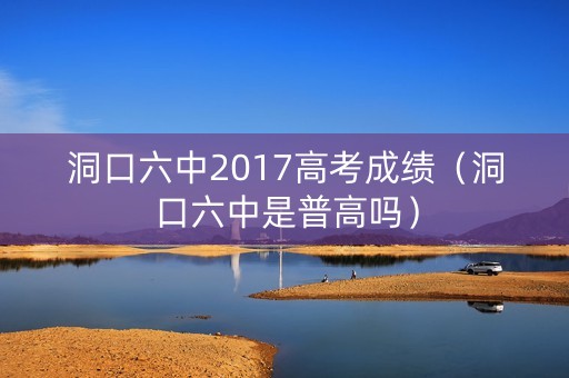 洞口六中2017高考成绩（洞口六中是普高吗）
