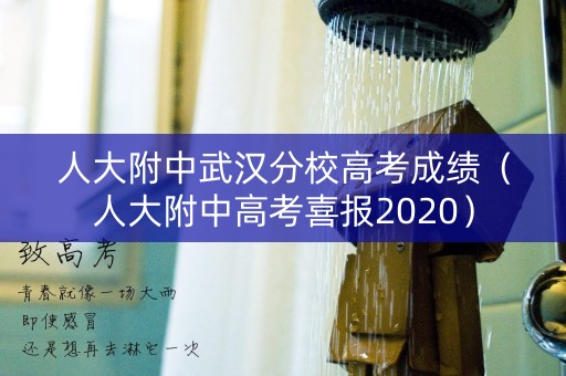 人大附中武汉分校高考成绩（人大附中高考喜报2020）
