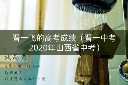 晋一飞的高考成绩（晋一中考2020年山西省中考）