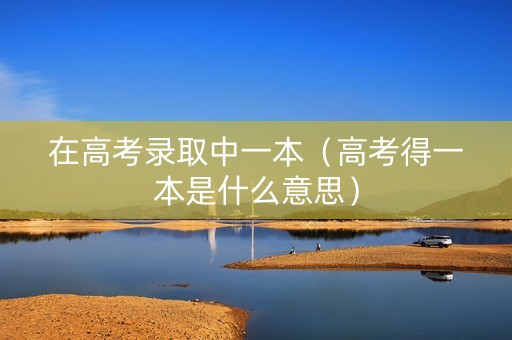 在高考录取中一本（高考得一本是什么意思）