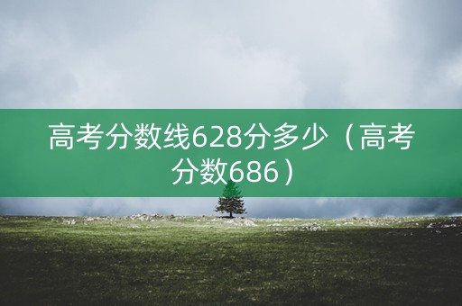 高考分数线628分多少（高考分数686）