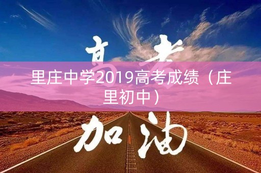 里庄中学2019高考成绩（庄里初中）