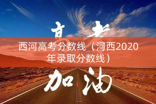 西河高考分数线（河西2020年录取分数线）