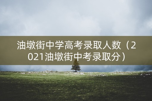 油墩街中学高考录取人数（2021油墩街中考录取分）