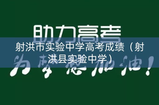 射洪市实验中学高考成绩（射洪县实验中学）