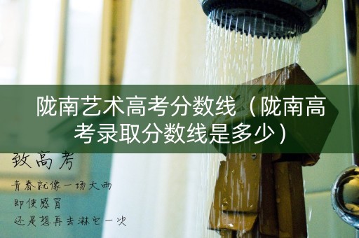 陇南艺术高考分数线（陇南高考录取分数线是多少）