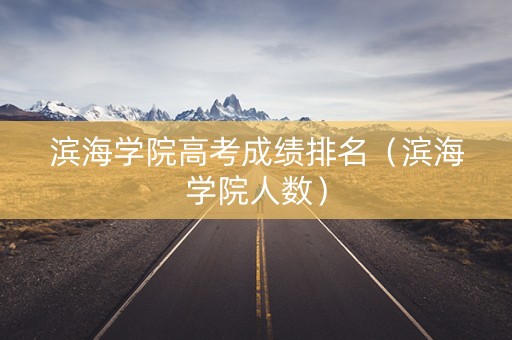 滨海学院高考成绩排名(滨海学院人数) 滨海学院高考成绩排名(滨海学院人数)