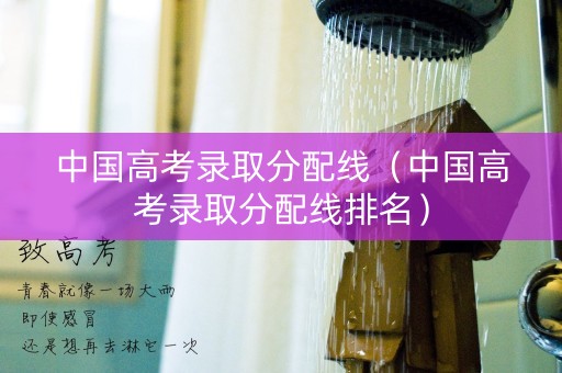 中国高考录取分配线（中国高考录取分配线排名）