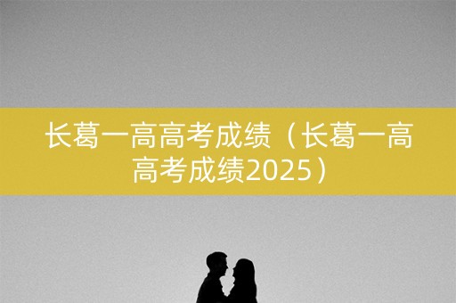 长葛一高高考成绩（长葛一高高考成绩2025）