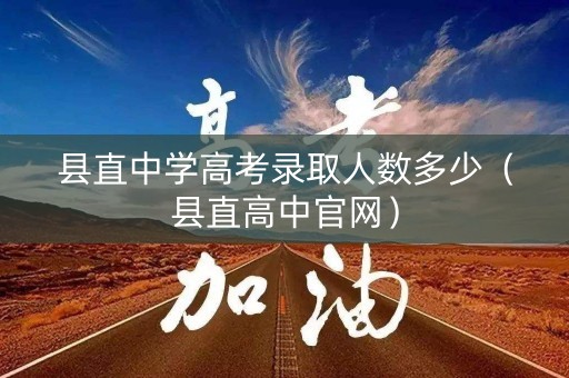 县直中学高考录取人数多少（县直高中官网）