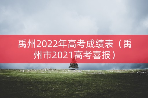 禹州2022年高考成绩表（禹州市2021高考喜报）