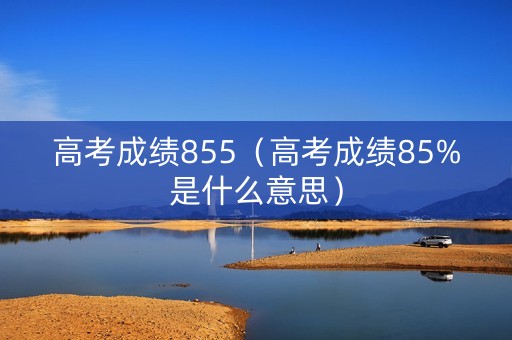 高考成绩855(高考成绩85%是什么意思) 高考成绩855(高考成绩85%是什么意思)