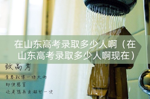 在山东高考录取多少人啊(在山东高考录取多少人啊现在) 在山东高考录取多少人啊(在山东高考录取多少人啊现在)