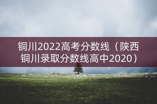 铜川2022高考分数线(陕西铜川录取分数线高中2020) 铜川2022高考分数线(陕西铜川录取分数线高中2020)