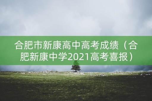 合肥市新康高中高考成绩(合肥新康中学2021高考喜报) 合肥市新康高中高考成绩(合肥新康中学2021高考喜报)
