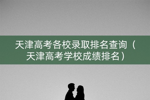 天津高考各校录取排名查询(天津高考学校成绩排名) 天津高考各校录取排名查询(天津高考学校成绩排名)